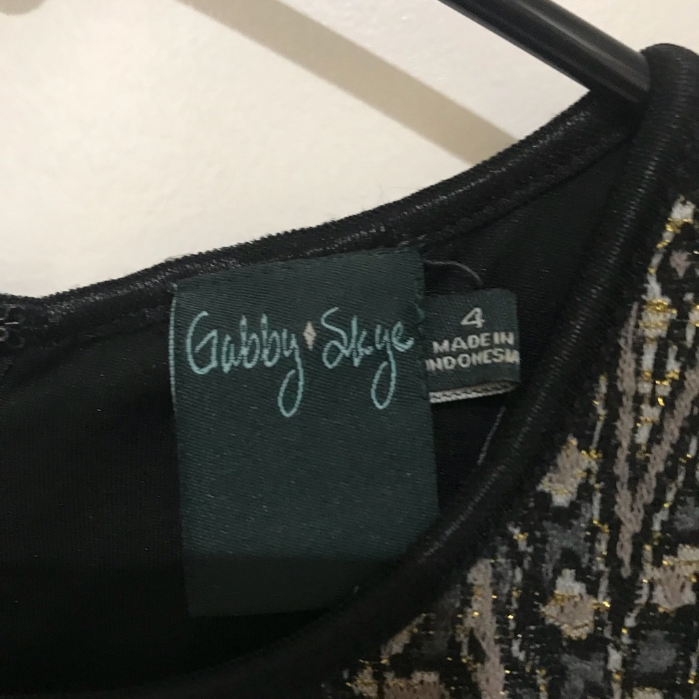 Gaby Skye Embroidered Fit and Flare Dress